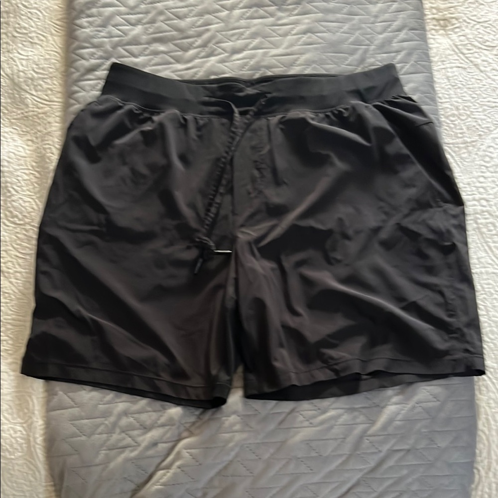 Lululemon Athletica THE Short Unlined 7 inch inseam Black Athletic Shorts